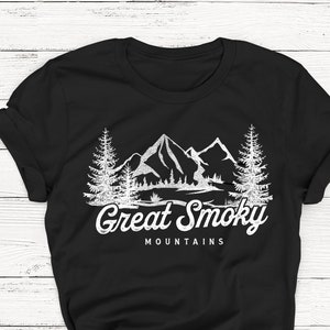 Great Smoky Mountains Shirt, National Park Tee, Wildlife, Retro Shirt, Vintage Shirt, Camping Shirt, Yosemite, Yellowstone, Camping Shirt