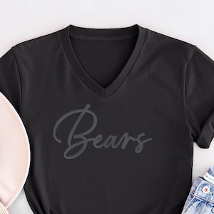 Custom Puff Print Sports Shirt, Custom V-neck, Puff Print Team Name Shirt, Embossed, Custom School Mascot, Puff School Sports, Sports Shirt