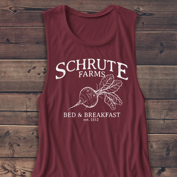 Schrute Farms Muscle Tank - The Office TV Show Inspired