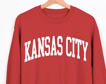 Kansas City Sweatshirt, Retro Sports Pullover