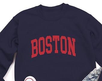Sudadera Boston, jersey deportivo retro