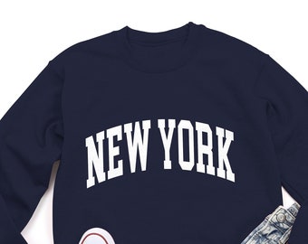 Sweatshirt New York City, retro sporttrui