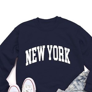 New York Sweatshirt, New York City Sweatshirt, Baseball, Sports Sweatshirt, Pullover Sweatshirt, Tailgate, Game Day, Retro Sweatshirt