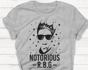 Notorious RBG Graphic Tee - Feminist Icon, Girl Power