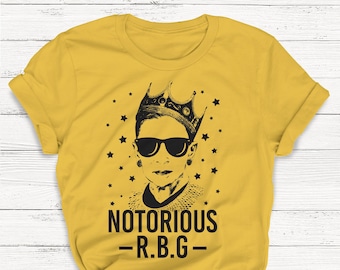Berüchtigtes RBG T-Shirt - Feministisches Symbol, Grafik-T-Shirt