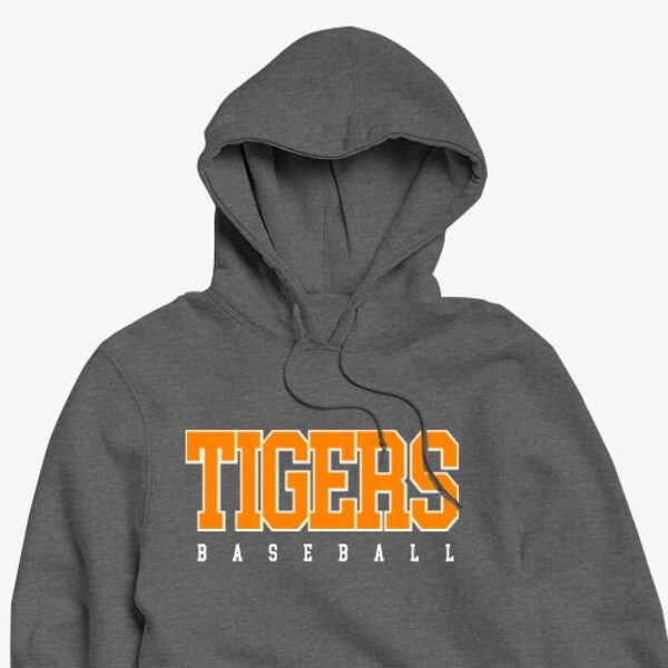 Baseball Hoodie Etsy