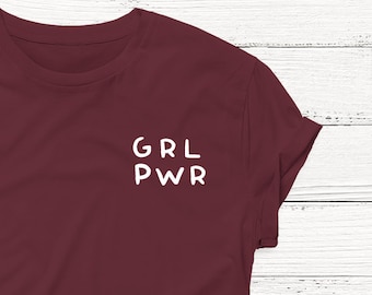 Girl Power T-Shirt – Feminist Graphic Tee, Women's Rights