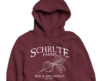 Schrute Farms Hoodie the Office Hoodie Hooded Sweatshirt