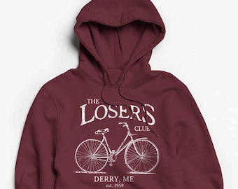 The Losers Club Hoodie, Vintage Bike, IT Movie, Hoodie, Sweater, Sweatshirt, Shirt, Stephen King's IT, IT, Pennywise, Clown, Retro, Vintage