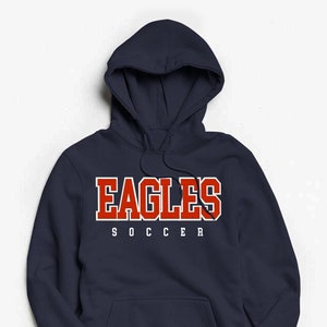 Custom Soccer Hoodie, Soccer Hoodie, Team Sports, Team Hoodie, Personalized Soccer Hoodie, Youth Soccer, High School Soccer, AYSO