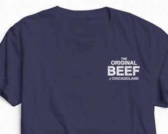 The Original Beef of Chicagoland T-Shirt, Carmy, Shirt, Ritchie & Sydney Sandwich Shop, Pocket Graphic Tee, Gift, Vintage T-shirt