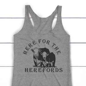 Western Tank Top, Ladies Tank Top, Rodeo, Western, Herefords, Cowboy, Cute Tshirt, Vintage, Retro, Gift, Funny T-shirt