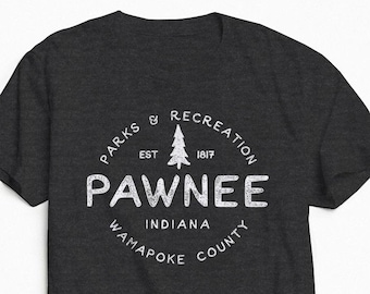 Pawnee Vintage Shirt, Parks & Rec Shirt, Vintage Shirt, Retro Shirt, Women's Shirt, Men's Shirt, Sebastian Shirt, Pawnee