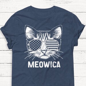 Meowica Shirt, 4th of July Shirt, USA Shirt, America, Cat, Funny Pet Shirt, Funny Graphic Tee, Merica, Summer Shirt, Women's Shirt