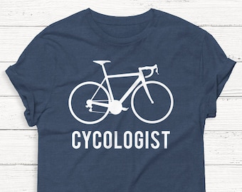 Cycologist Bike T-Shirt - Fitness Cycling Graphic Tee