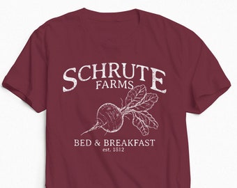 Schrute Farms Shirt, Schrute Farms, The Office, Dwight Schrute, Graphic Tee, Michael Scott, Jim Halpert