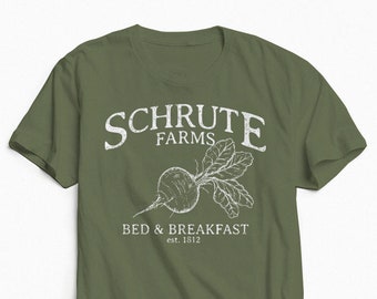 Schrute Farms Shirt - The Office Shirt - The Office Graphic Tee - Dwight Schrute - Michael Scott - Jim Halpert