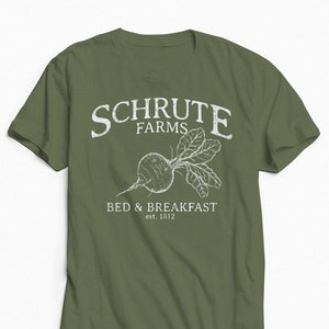 Schrute Farms Shirt - The Office Shirt - The Office Graphic Tee - Dwight Schrute - Michael Scott - Jim Halpert
