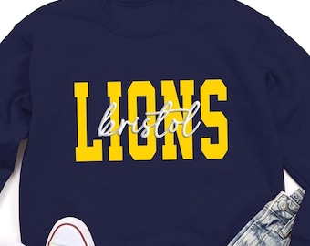 Sudadera deportiva personalizada con estampado abullonado, sudadera de equipo personalizada con estampado abullonado, sudadera escolar personalizada, sudadera deportiva escolar abullonada, suéter de fútbol