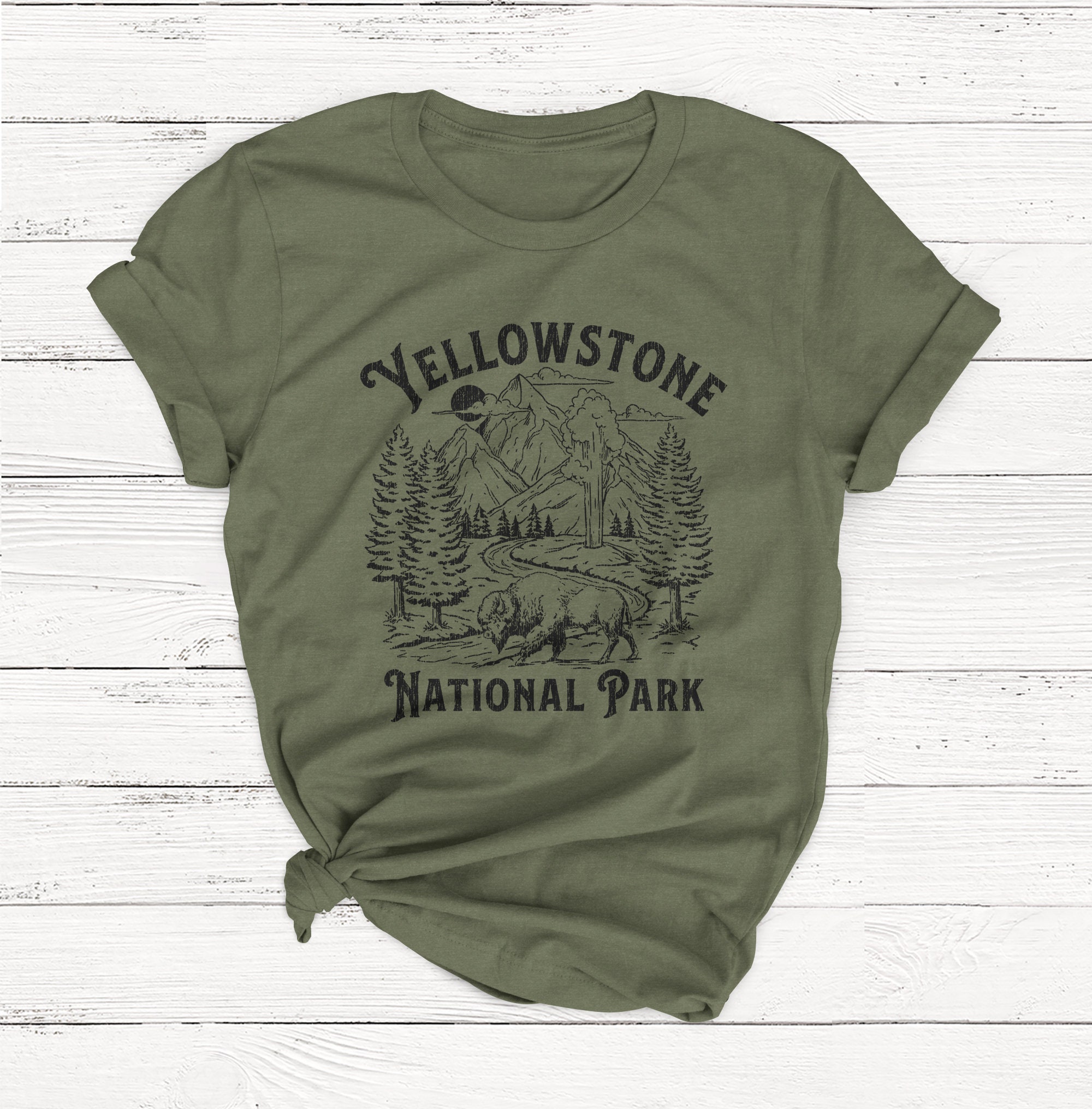 etsy yellowstone shirts