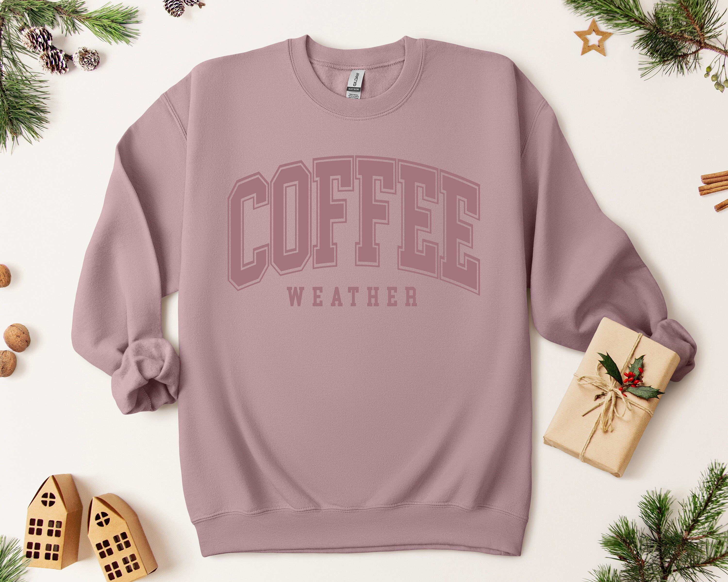 Coffee Weather Sweatshirt, Coffee Weather, Caffeine Sweatshirt, Fall Sweatshirt, Coffee Lover Crewneck, Gift for Mom, Gift for Her