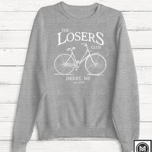 The Losers Club Sweatshirt, Vintage Bike, Sweatshirt, Stephen King's IT, IT, Pennywise, Vintage, Clown, Scary Movies, Horror image 2