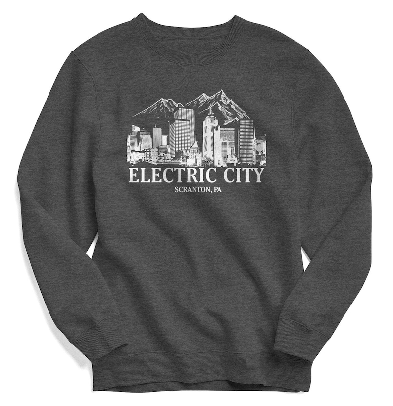 The Electric City Sweatshirt the Office Dwight Schrute Etsy