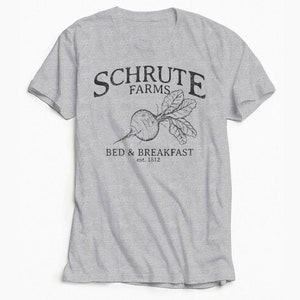 T-shirt Schrute Farms, The Office Shirt, Graphic Tee, T-shirt Schrute, Schrute Beets, The Office, Tshirt image 4