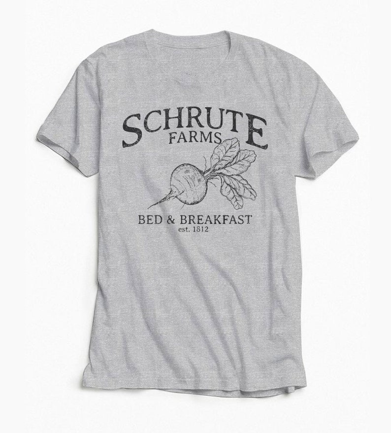 Schrute Farms tshirt, The Office Shirt, Graphic Tee, Schrute T-shirt, Schrute Beets, The Office, Tshirt image 4