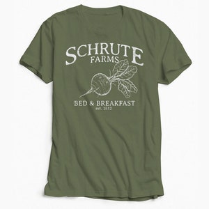 Schrute Farms tshirt, The Office Shirt, Graphic Tee, Schrute T-shirt, Schrute Beets, The Office, Tshirt image 3