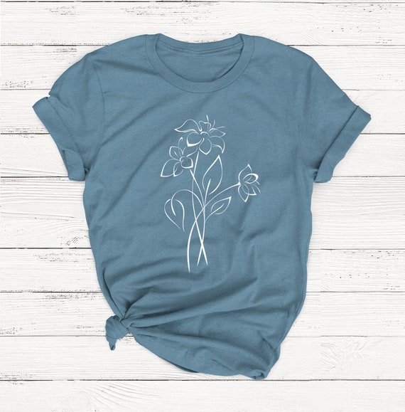 Flower T-shirt, Plant T-shirt, Flower Power, Love, Equality