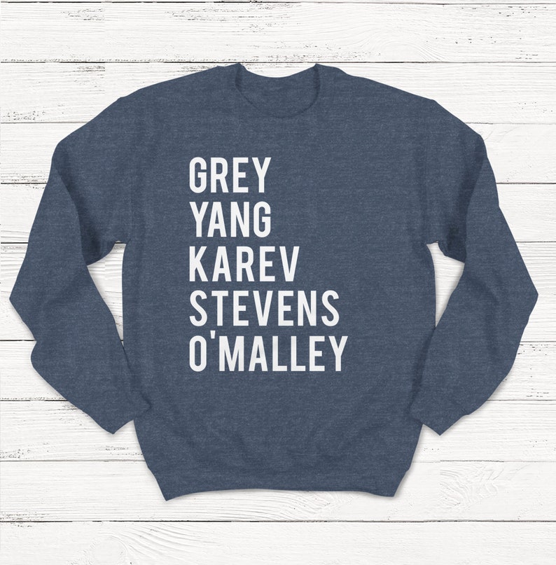 grey sloan memorial hospital shirt