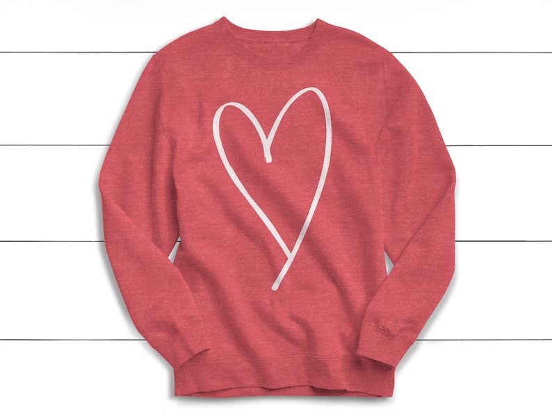 Valentine's Day Heart Sweatshirt