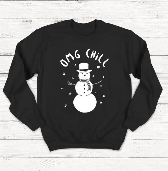 Snowman sweatshirt sale