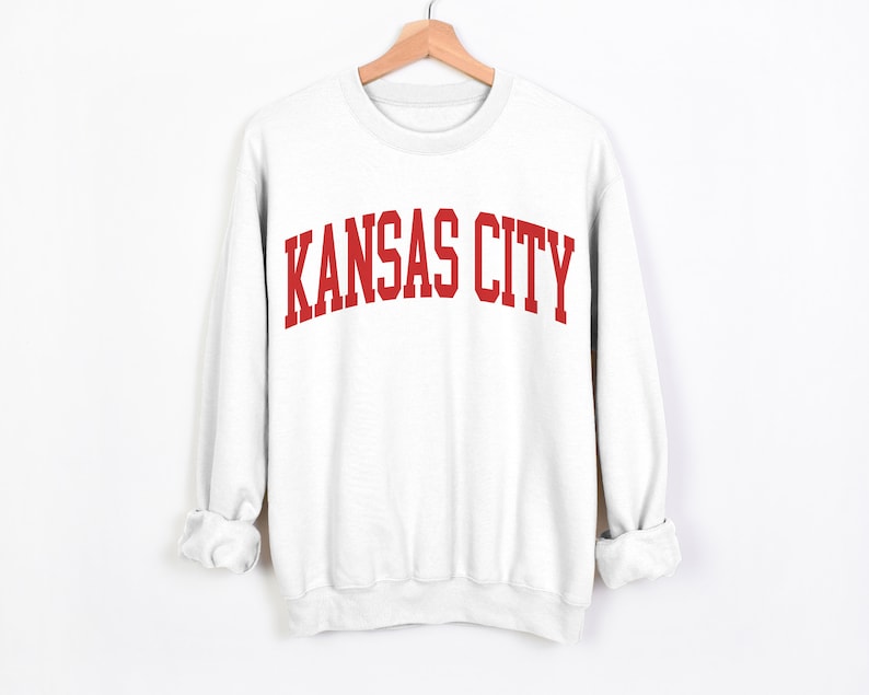 Kansas City Sweatshirt, Retro Sports Pullover image 3
