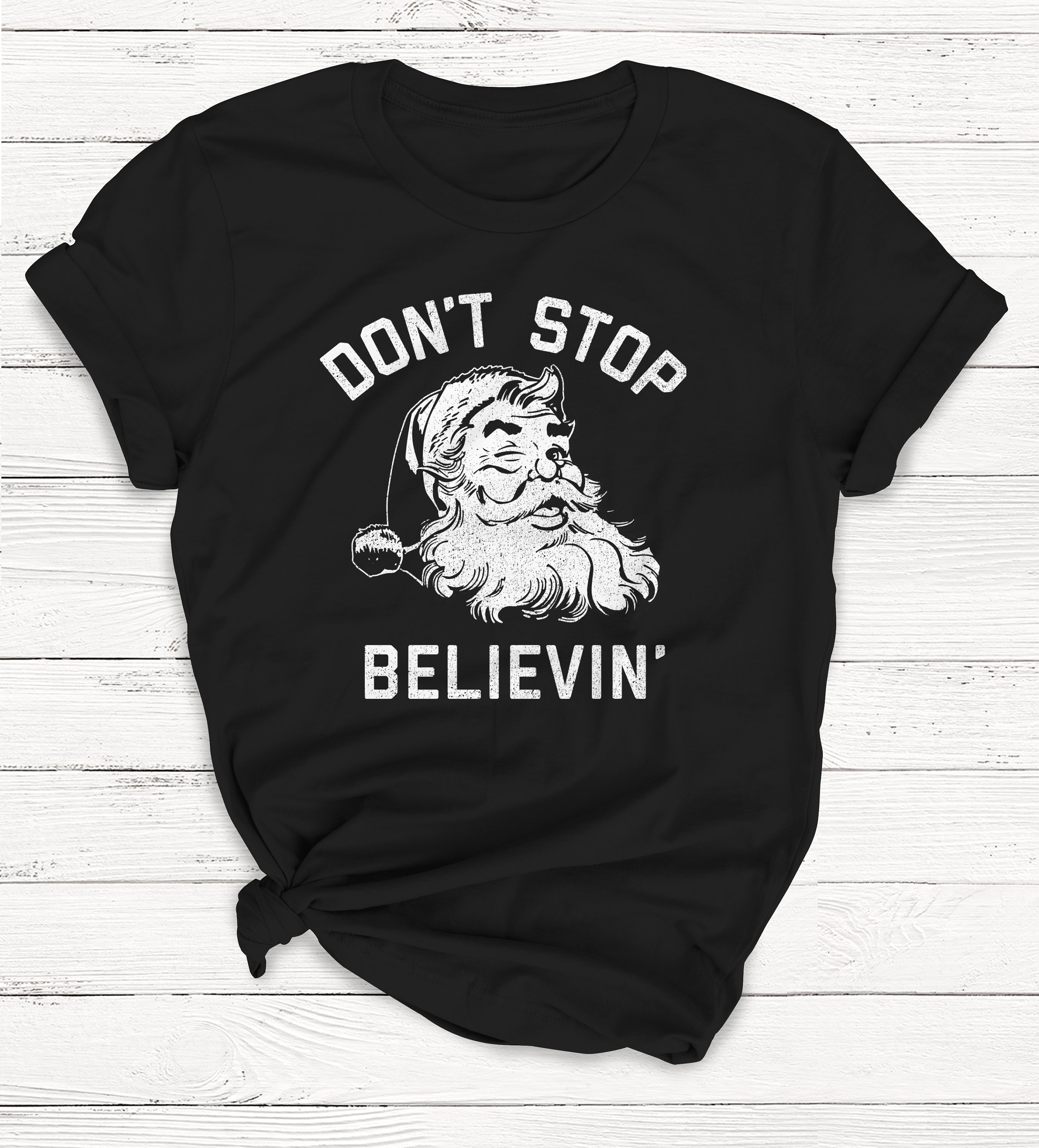 dont stop believing christmas shirt