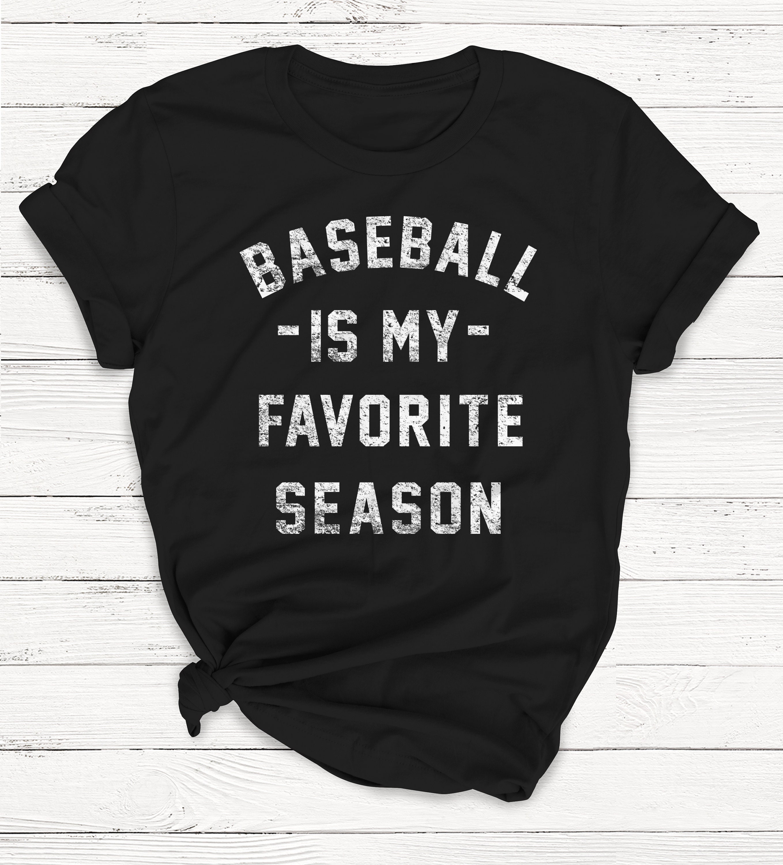 Baseball is My Favorite Season Tshirt Baseball Tshirt Etsy