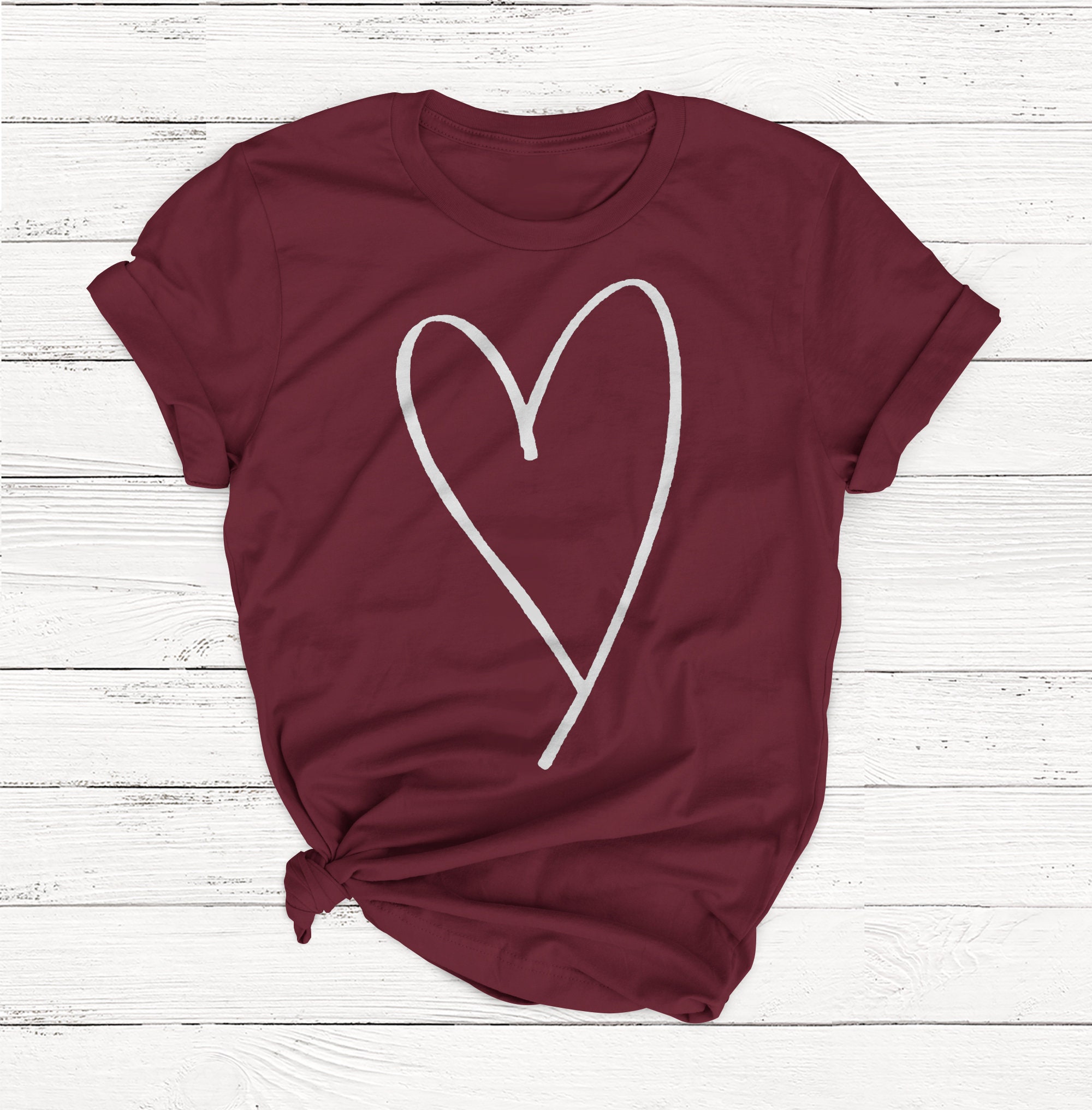 ★RAIVE★ Drawing Heart Graphic Tshirts VW4AE101_3color 412lylWhbKL.jpg