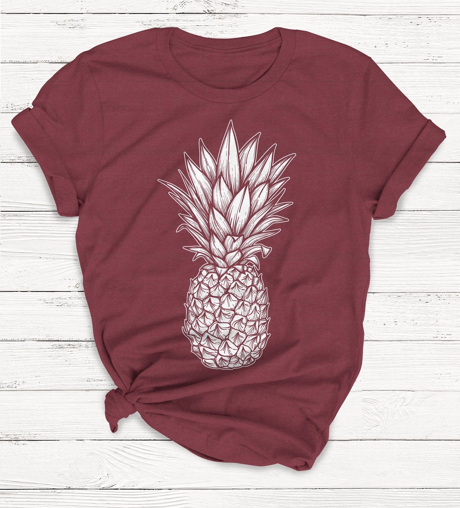 Pineapple Tshirt Pineapple Shirt Vegetarian Shirt - Etsy