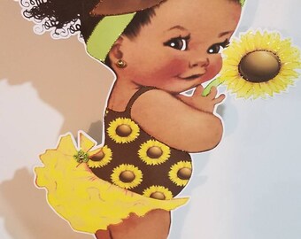 Free Free 130 Clipart Sunflower Afro Baby SVG PNG EPS DXF File