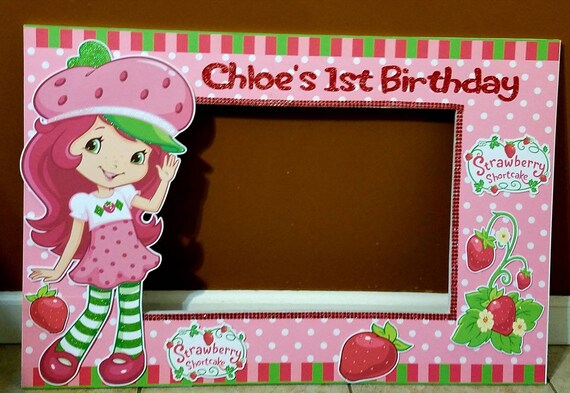 Strawberry Shortcake Photo Frame Etsy