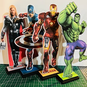 Superhero Centerpieces