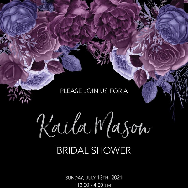 Bridal Shower or Birthday Invite