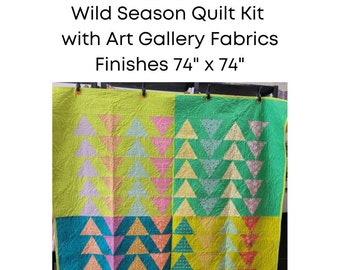 Art Gallery Wildflower Hill Wild Season Quilt Kit Free Shipping