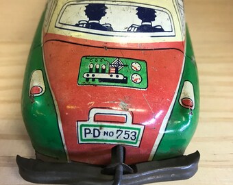 ヴィンテージ品　ヴィンテージ　Polistill 戦車 Vintage MARX Toys Tin Litho Wind Up Police Motorcycle with
