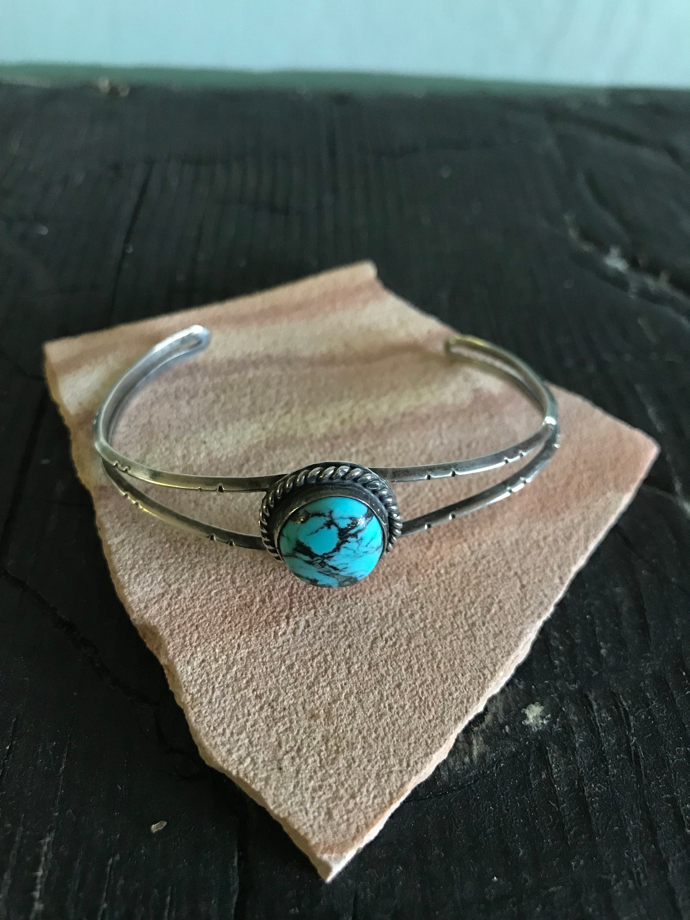 1970s Turquoise Bracelets - Etsy 1970s Turquoise Bracelets - Etsy