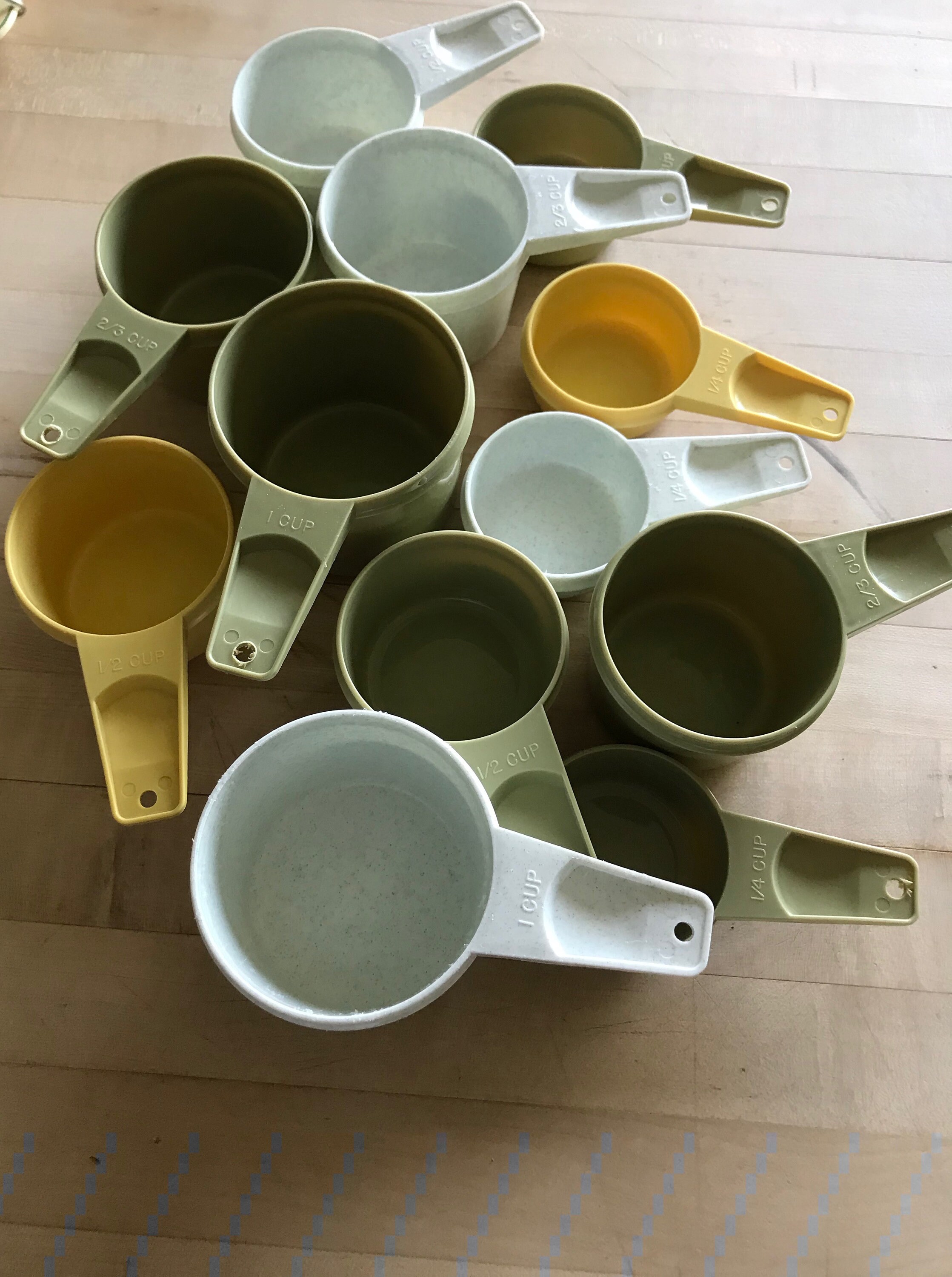 Vintage Tupperware Measuring Cups. Individual Cups to Complete Etsy
