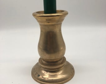 Brass candlestick holder