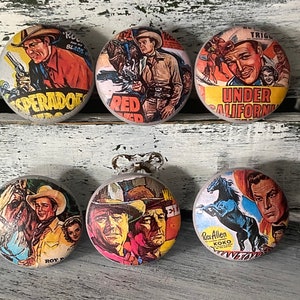 Cowboy Westerns Horse Ranch Wild West Cabinet Knobs or Drawer Pulls Set of 6