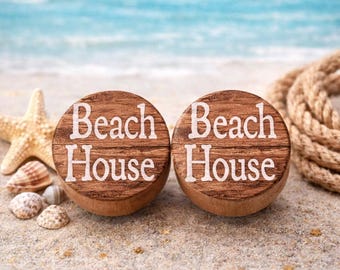 Beach House Cabinet Knobs – Coastal Drawer Pulls – Nautical Dresser Knobs – Beach Cottage Cabinet Hardware –